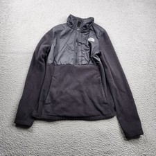 The North Face Denali Jacket Womens XS Black Fleece Pullover Half Zip