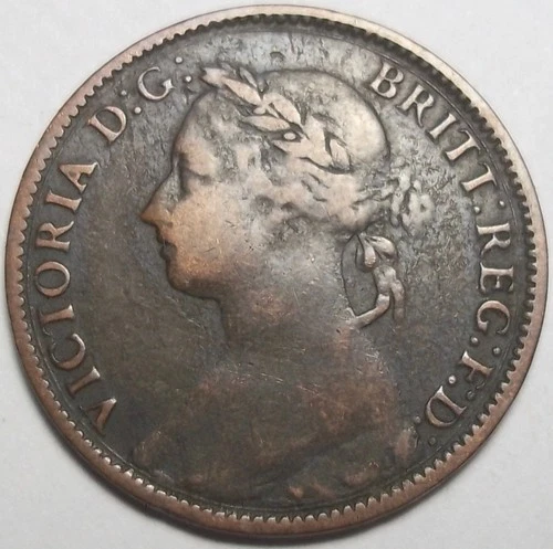 1886 Victoria Farthing — photo from another recent sale