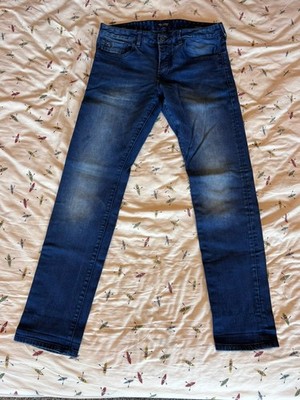 Scotch and Soda Amsterdam Blauw Jeans Button Fly Blue Wash 32 x 32 Great Shape