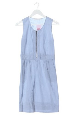 CUSTOMMADE Bleistiftkleid Damen Kleid Gr. DE 38 blau-weiß Casual-Look