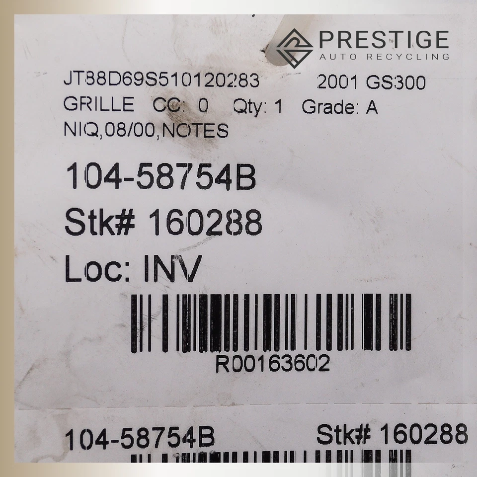 Rejilla del radiador delantero Lexus GS300 GS400 1998-2000 con emblema 53111-30760 Foto 4 de 4