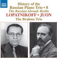 Audio Cd - Brahms Trio: History Of The Russian Piano Trio Vol. 8 - Naxos -D- Ne