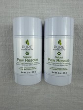 2 Pure and Natural Pet Organic Paw Balm Moisturize Soothe Protect 3 oz Dye Free