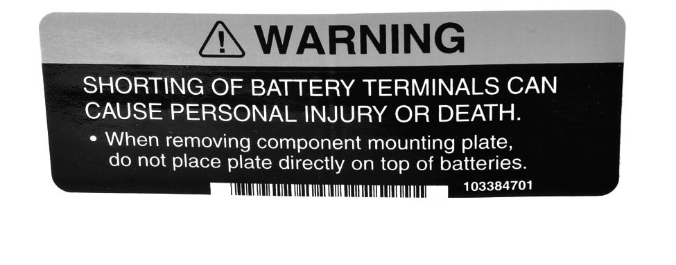 Triangular Caution Sticker DECAL-WARNING, SHORT | Fits Club Car | Part #103384701 OEM | eBay
