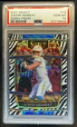 2021 Select Justin Herbert SP Zebra Prizm Concourse #19 Chargers PSA 10