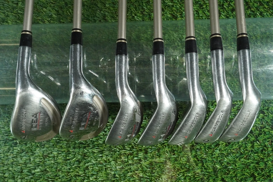 ADAMS IDEA A2 OS HYBRIDS IRONS SET 4H-PW 55G WOMENS LADIES RH, NICE + NEW GRIPS! - Image 4 of 4