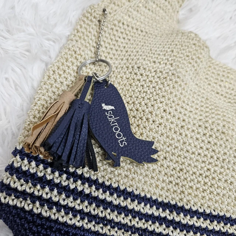 Bolso de hombro Hobo tejido crochet boho Sakroots. Foto 4 de 4