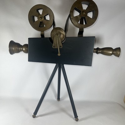 Camera On Tripod Style Movie Reel Photography Film Decor