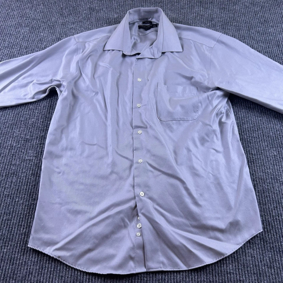 Pronto Uomo Dress Mens Size 17 1/2 - 34/35 Long Sleeve Button Up Pocket Shirt - Image 2 of 4