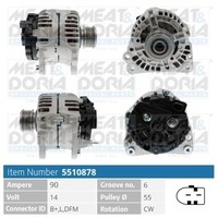 Meat & Doria Generator FüR VW Polo 9N_ 1.4 TDI 6N2 Lupo 6X1 6E1 1.2 9A4 Audi