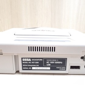 Excellent! Sega Saturn Japanese White console bundle with 2 controllers & cables