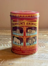 Vintage 1979 Nabisco Barnum's Animal Crackers Tin Can Replica of 1914 Design