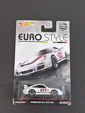 Hot Wheels Euro Style •Porsche 911 GT3 RS• New W/Protector