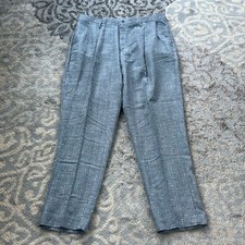 Vintage Uptown High Waist Dress Pants Gray