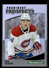 2019-20 Parkhurst Prominent Prospects Nick Suzuki Auto #PP-21