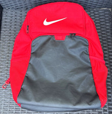 Nike Red/Black Backpack Zip Closure with Padded Straps Unisex Adults