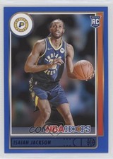 2021-22 Panini NBA Hoops Rookies Blue Isaiah Jackson #223 1m7