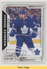 2018 Upper Deck O-Pee-Chee Update Marquee Rookies Igor Ozhiganov #647 READ vm9