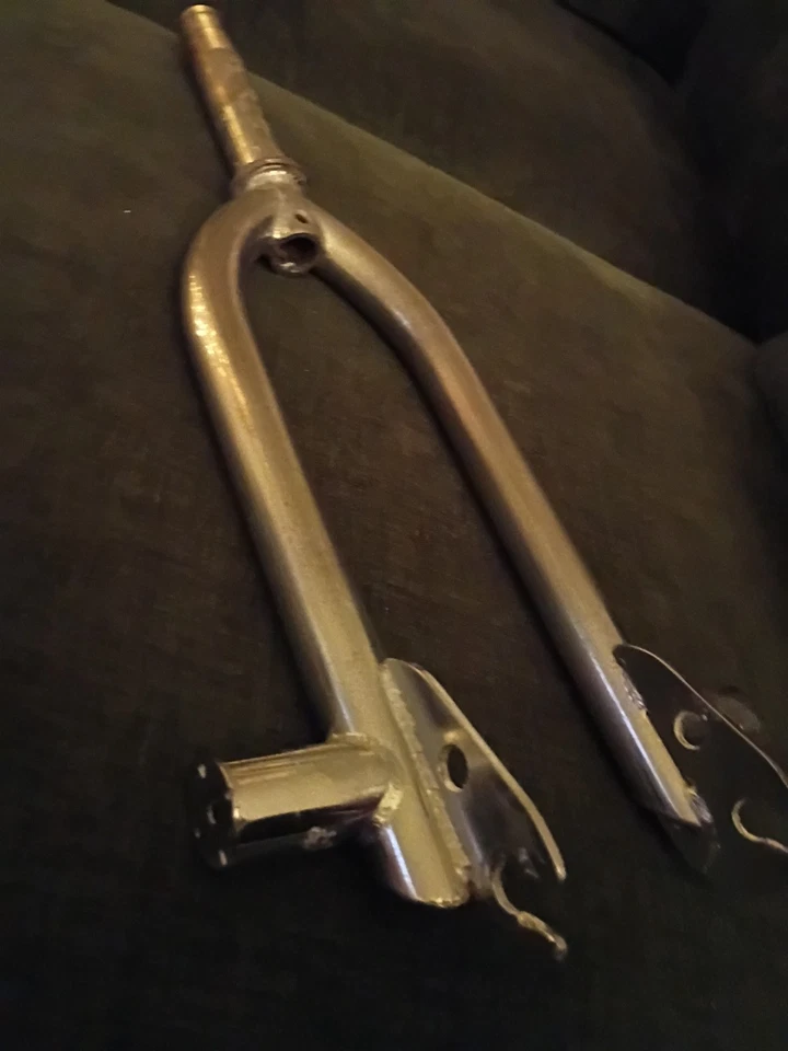 "Hutch Horquilla BMX Trick Star 20"" Freestyle Cromo Nuevo de Lote Antiguo JDB Old School 1"" Roscado" Foto 2 de 4