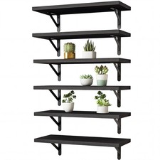 New YGEOMER Wall Shelves for Bedroom, 16.5 Inch Floating Wall, Bathroom Storage