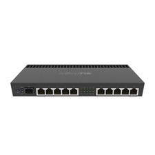 MikroTik RB4011 Ethernet 10-Port Gigabit Router 22.8 x 12 x 3 cm, black