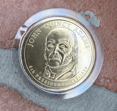 Uncirculated John Quincy Adams $1 Presidential DollarCoin