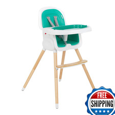 Dream On Me Lulu 2-In-1 Highchair Convertible Compact High Chair Light Weight