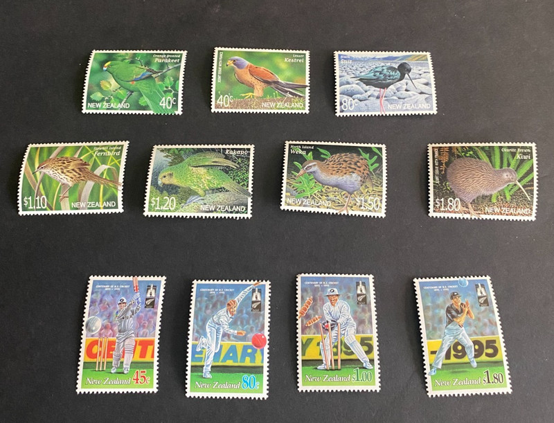 #3 New Zealand Stamps 13 Full Sets MNH Modern High Values 1980's Early 2000's