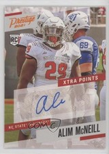 2021 Panini Chronicles Draft Picks Orange Alim McNeill #PS-AMC Auto 1e8j