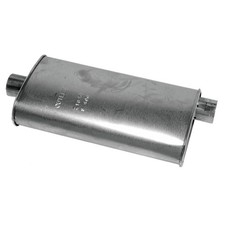 Walker Exhaust Muffler Quiet-flow 3 2 12 Inlet2 12 Outlet Steel Cadillac Ea