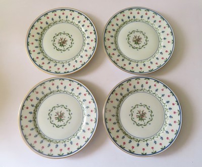 Set of 4 Raynaud Limoges Ceralene ''Lafayette'' 7 5/8'' Salad Plates