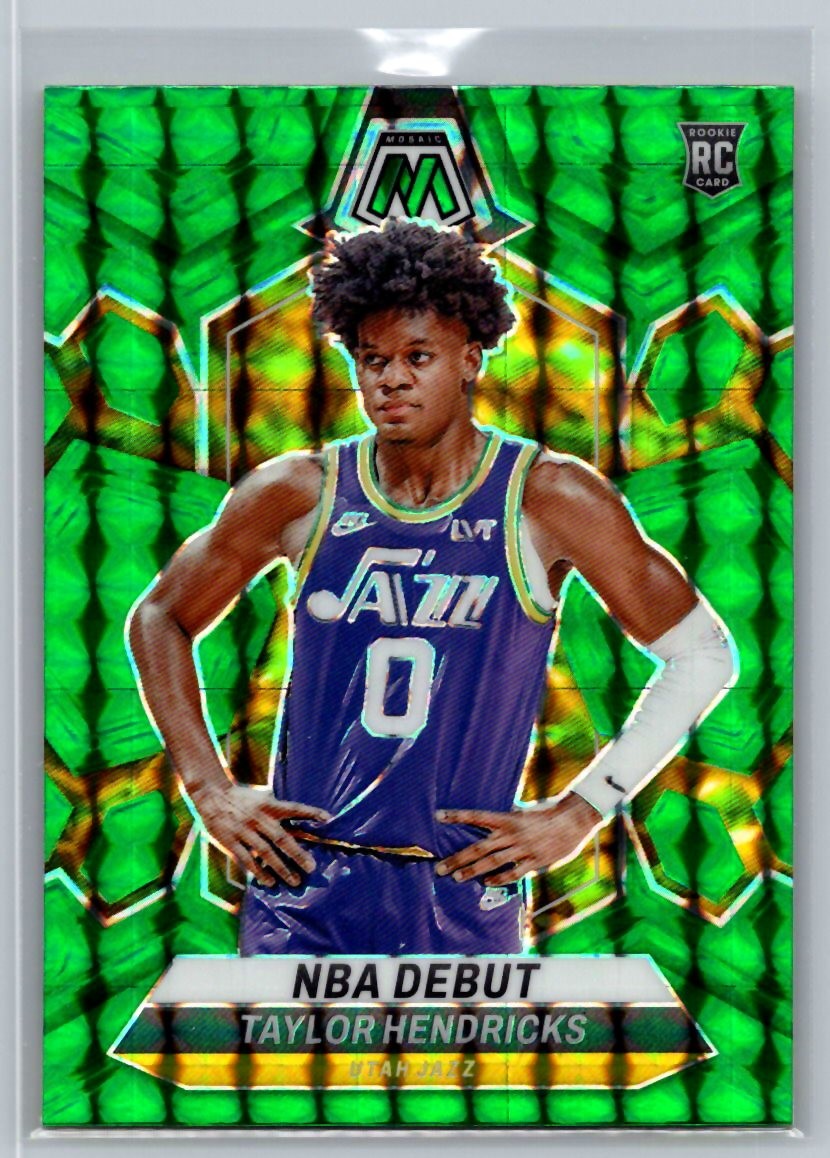 2023-24 Panini Mosaic #261 Taylor Hendricks Green