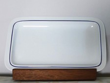 THOMAS by ROSENTHAL - SCANDIC FJORD BLAU -   Servier Platte   - Vintage