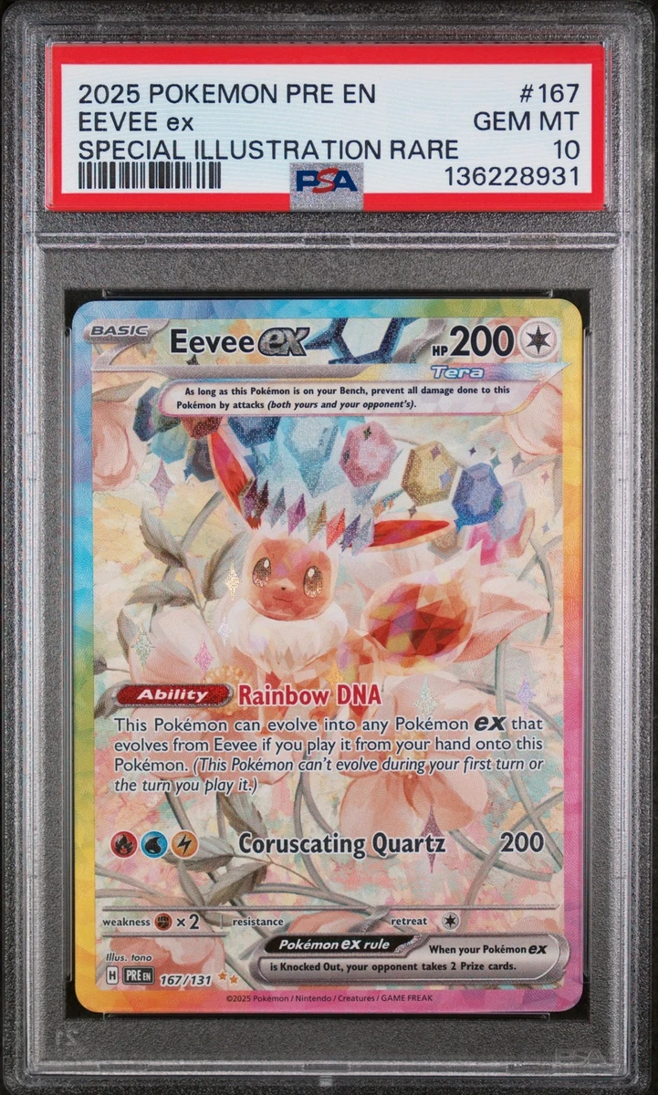 Eevee Pokémon TCG Professional Sports Authenticator (PSA