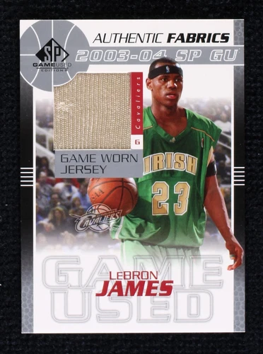 2003-04 SP Game Used - LeBron James #LJ-J