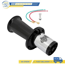 Fits for Car/Truck/bus Bike Motorcycle Car Truck Horn Black 12V 110dB Aooga Horn