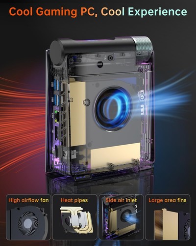 ACEMAGICIAN S3A Gaming Mini PC AMD Ryzen 7 5700U 32GB DDR4 1TB SSD Window 11 PRO - Bild 5 von 7
