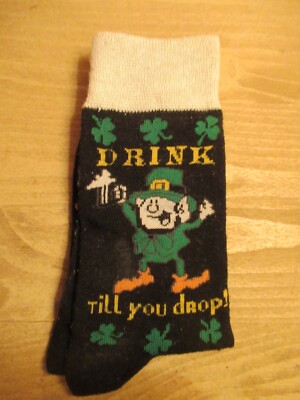 ''DRINK Till you drop!''-Socken aus Irland