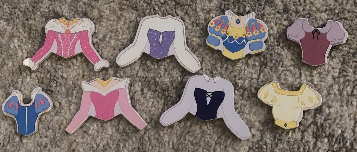 disney princess dress up magnets Disney Ariel Wooden Magnetic Dress-Up