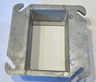 10 Bowers 407-F-1 1/2 4" Square Electrical Box 1-1/2" Raised 1G Mud Plaster Ring — photo 6