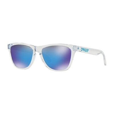 Oakley Frogskins Crystal Clear Prizm Sapphire Sonnenbrille