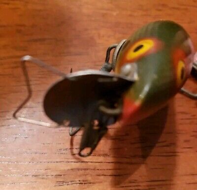 Antique True Temper Fishing Lure Made Of Wood Crippled Shad Antique True Temper Fishing Lure Made Of Wood Crippled Shad
