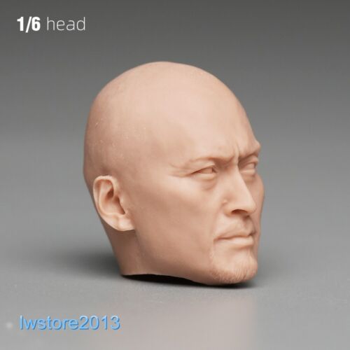 Figura de acción masculina de juguete corporal cabeza de samurai 1:6 Ken Watanabe tallada tallada ajuste 12" - Imagen 3 de 6
