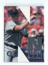 MATT WILLIAMS SAN FRANCISCO GIANTS1996 FLEER GLOSSY INSERT E-XL N-Tense MLB CARD