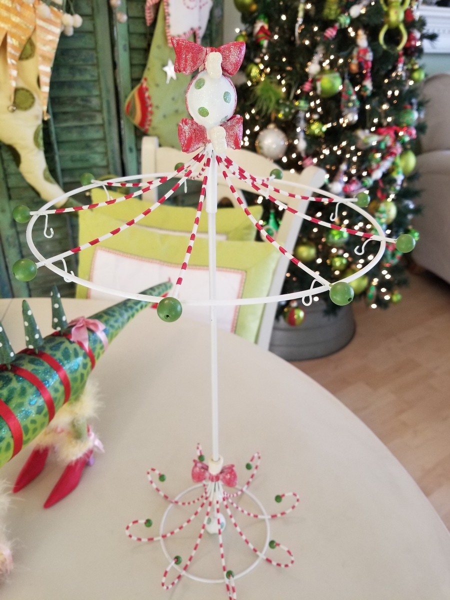 💝 DEPT 56 PATIENCE BREWSTER KRINKLES CAROUSEL ORNAMENT DISPLAY