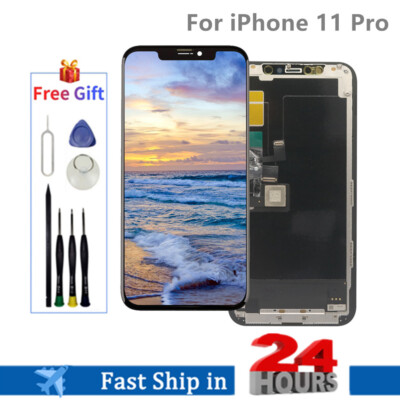 For iPhone 11 Pro LCD Display Touch Screen Digitizer Assembly Incell Tools Kit