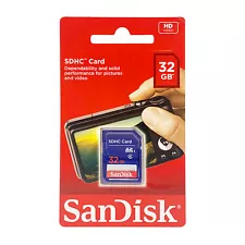 SanDisk 32GB Class 4 SDHC UHS-I Camera Flash Memory SD Card