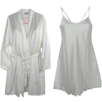 Vestaglia Canotta corta Sciallata Kimono SPOSA trucco in Raso