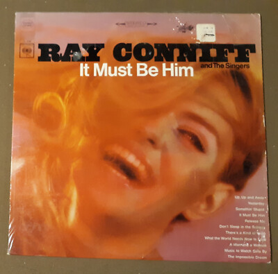Ray Conniff It Must Be Him by Columbia Records 33rpm VINYL LP w/shrinkwrap