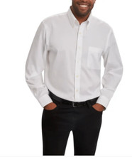 Kirkland Signature Men's Traditional Fit Dress Shirt SZ 16.5 NEW  F848